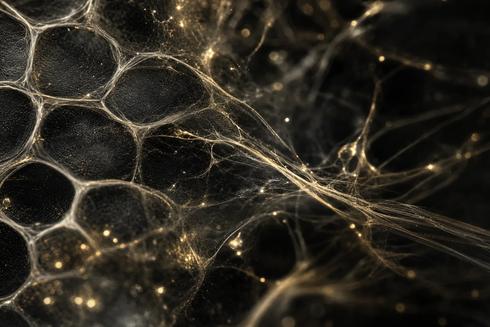 Representação abstrata de regeneração celular e biotecnologia